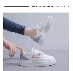 Tênis de plataforma casual feminino, combina com tudo, tênis esportivo, corrida, academia, designer, sapatilhas, novo, primavera, 2022