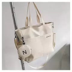 Bolsa de Ombro de Lona Japonesa para Mulheres, Crossbody Messenger Bag, Senhoras Bolsas de Mão, Bolsa Feminina, Senhoras, Tote, 2022