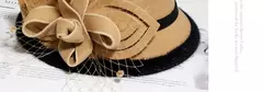 Chapéu Fedora com fita bowknot para mulheres, chapéus de feltro de lã jazz para senhoras, elegante vestido capela, boliche francês banquete, inverno e outono - Wolf Magazine