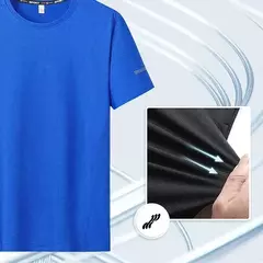 Homens de secagem rápida extragrande em torno do pescoço camiseta de manga curta, verão camisetas esportivas, fitness correndo t-shirt, plus size, 6XL, 7XL, 3pcs - Wolf Magazine