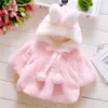Capa de lã infantil, roupas para meninas, xale para bebê, jaqueta de lã, suéter para outono e inverno, novo