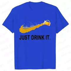 Camiseta de manga curta masculina preta, camiseta de cerveja engraçada, tops de rua, roupas novas da moda, verão - comprar online