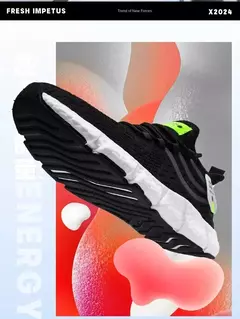 Tênis de malha leve para homens e mulheres, tênis esportivo respirável, calçado casual, caminhada, tênis - comprar online