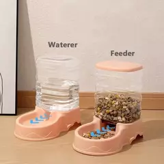 3.8l material pp alimentador para animais de estimação fonte de água tigela de bebida alimentador automático para animais de estimação grande gato cão dispensador de comida na internet