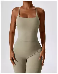 Terno esportivo de manga comprida para mulheres, conjunto de ioga fitness, roupas de ginástica, roupas esportivas femininas, camisa de corrida, 2 peças - loja online