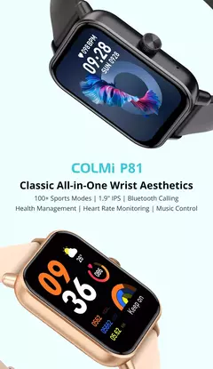 COLMI-P81 Ultra Smartwatch para Homens e Mulheres, Chamadas por Voz, Tela 1.9 ", Monitor de Saúde 24H, 100 Modos Esportivos, Smartwatch Bluetooth - Wolf Magazine