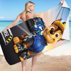 Anime Paw Patrol Toalha De Praia Cartoon Chase Toalhas De Verão Banheiro Toalha De Banho Natação Toalhas De Natal Viagem Toalha De Praia Secagem Rápida
