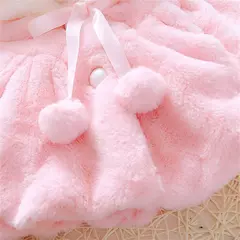 Imagem do Capa de lã infantil, roupas para meninas, xale para bebê, jaqueta de lã, suéter para outono e inverno, novo