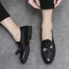 Sapatos formais Tassel para homens, mocassins