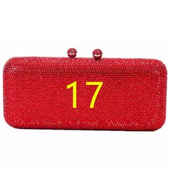 Rhinestone Clutch Bag para Mulheres, Evening Bag, Dinner Bag, Diamante, Pedra, Cristal, Festa de Casamento, Presente de Natal, Luxo mais recente - loja online