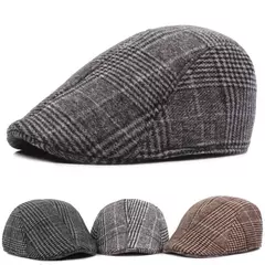 Moda nova masculina casual newsboy chapéu primavera e outono retro boina chapéu selvagem casual chapéus unisex selvagem octogonal boné chapéu de inverno na internet