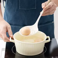 Utensílio de cozinha de silicone com panelas antiaderentes, espátula, concha de sopa, colher com fenda, cozinhar ferramentas, 4 pcs - loja online