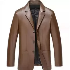 Jaqueta de couro macio PU motocicleta masculina, Casacos casuais, roupas monocromáticas, outono, inverno, M-3XL - Wolf Magazine