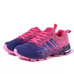 Tênis de corrida antiderrapante respirável unissex, tênis leves, caminhada, corrida, academia, mulheres, homens, esportes, casual, mocassins, unissex, moda