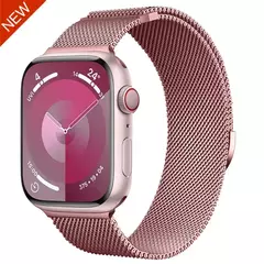 Pulseira Magnética Milanese Loop Strap para Apple Watch, Bracelet Belt, Band 9, 8, 7, 45mm, 41mm, Ultra 2, 49mm, iWatch 6, 5, 4, 3, SE, 44 milímetros, 40 milímetros na internet