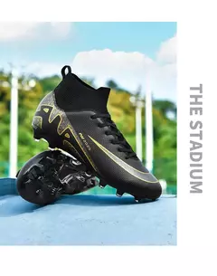 Botas de campo de futebol profissional para homens, grampos antiderrapantes, sapatos de treinamento de grama interna para crianças, sociedade original - comprar online