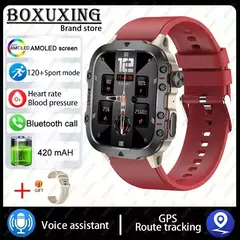 Xiaomi-relógio inteligente militar para homens, IP68, 5ATM, esportes ao ar livre, rastreador de fitness, monitor de saúde, 1,96 ", chamada BT, novo, 2021 - Wolf Magazine