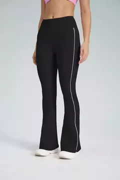 Terno de Yoga Patchwork de duas peças para mulheres, cintura alta Flare Leggings, roupas de treino Fitness Sportswear agasalho