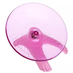 Disco Running Flying Saucer, Exercício Roda Toy para Ratos, anão, Hamsters, Pet, 18cm - Wolf Magazine