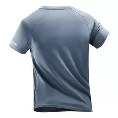 Imagem do CHRLCK-Camiseta masculina de corrida, seda gelo, top fino, secagem rápida, mang