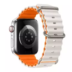 Pulseira esportiva de silicone para Apple Watch, pulseira para iWatch Series 9, 7, 8, 4, 5, 6, SE 2, 49mm, 45mm, 44mm, 42mm, 38 milímetros, 40 milímetros, 41 milímetros, ultra