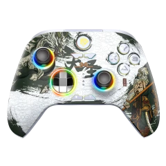 EasySMX X15 Controle de jogo sem fio Bluetooth Gamepad Compatível com PC/NS/TV/Celular/Steam com RGB Efeito Hall Black Myth Wukong - comprar online