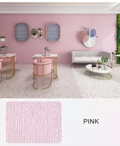Waterproof Linen Wallpaper, 3D adesivos de parede, à prova de umidade e mofo resistente, Home Decoração Sala - comprar online