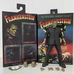 Imagem do Neca figura noiva de frankenstein figura 1931 mary shelley acessório mesa de laboratório conjunto figuras de ação coleção modelo brinquedos boneca