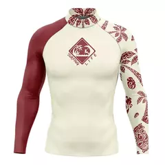Imagem do Camisas de surf rashguard roupa de banho dos homens uv proteção solar camisa manga longa surf praia roupas mergulho vestuário ropa surf hombre