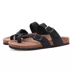 Litfun-Sandálias masculinas e femininas de praia em cortiça, sapato de praia d - comprar online