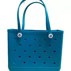 Saco De Praia De Eva Impermeável Durável, Buraco De Moda Sólida, Bolsa De Borracha, Barco De Praia, Esportes De Natação, Compras, Portátil - loja online