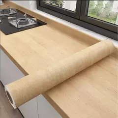 Adesivos de PVC de grão de madeira Papel de parede autoadesivo impermeável Papéis de parede para armário, mesa, móveis, decoração de casa - loja online