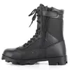 Ankle Boots de couro para homens, Sapatos de caminhada ao ar livre, Desert Combat Boots, Sapatos de segurança do trabalho