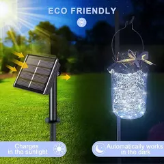 LED Solar Fairy Lights String para decoração ao ar livre, lâmpadas, festão, Natal, pátio, terraço, jardim, festa, jardim na internet