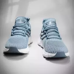 Sapatilhas esportivas de malha leve respirável masculina, tênis casual ao ar livre, tênis preto, corrida atlética, tênis para caminhada na internet