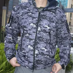 Jaquetas de caminhada de lã camuflada para homens, blusão masculino, roupas táticas, outono, 2024 - Wolf Magazine