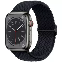 Bracelete Solo Trançado para Apple Watch, Band para iWatch Series 8, 9, 3, SE, 5, 6, 7, Ultra 2, Correia, 44mm, 40mm, 45mm, 49 milímetros, 41 milímetros, 45 milímetros - loja online