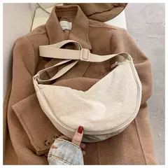 Bolsa Crossbody de Nylon Hobos para Mulheres, Bolsas de Ombro Casual Designer, Bolsa de Grande Capacidade Lady Travel Shopper, Bolsas Femininas, 2024