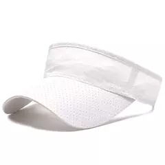 Imagem do Verão Respirável Air Sun Chapéus Homens Mulheres Viseira Ajustável Proteção UV Top Vazio Solid Sports Tennis Running Sunscreen Cap Hat