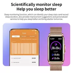 LIGE Smart Watch Mulheres Full Touch Screen Chamada Bluetooth IP67 À Prova D' Água Esportes Fitness Tracker Smartwatch Mulheres - comprar online
