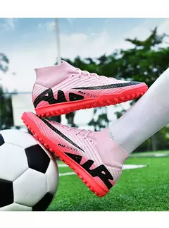 Sapatos de futebol ultraleves antiderrapantes interiores para homens, grampos profissionais, treinamento de grama, tênis original, botas de futebol na internet