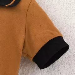 Imagem do Manga curta Romper para o bebê menino, recém-nascido Gentleman Onesies, Toddler Vestuário, Macacão Infantil, 0-24Months