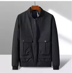 Imagem do Jaquetas de carga casuais masculinas, casacos de beisebol masculinos, blusão de outono, tamanho grande 10XL, plus size, 10XL, 8XL