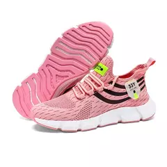Tênis feminino de corrida vulcanizada respirável, tênis feminino, leve, esportivo, caminhando, confortável, casual, moda - comprar online