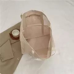 Bolsa de praia de malha portátil para mulheres, maquiagem, bolsa de lavagem, organizador de banho, Shopper Totes, verão - comprar online