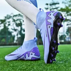Botas de campo de futebol profissional para homens, grampos antiderrapantes, sapatos de treinamento de grama interna para crianças, sociedade original