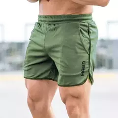 Calções Esportivos de Fitness Respiráveis, Correndo, Calças Quick Dry, Slim Training, Verão, Novo, Calça Quarter, 2023