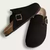 Sapatas de tamancos com suporte do arco para homens e mulheres, tamancos, mulas