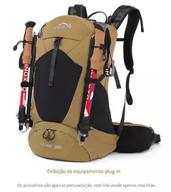 Mochila impermeável de montanhismo para homens e mulheres, Bolsa de esportes ao na internet