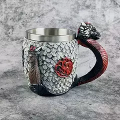 3D esculpida caneca de cerveja personalizada, Game of Thrones, Copo de água, Copo de café, Bebida Resina Cálice, Bar criativo na internet